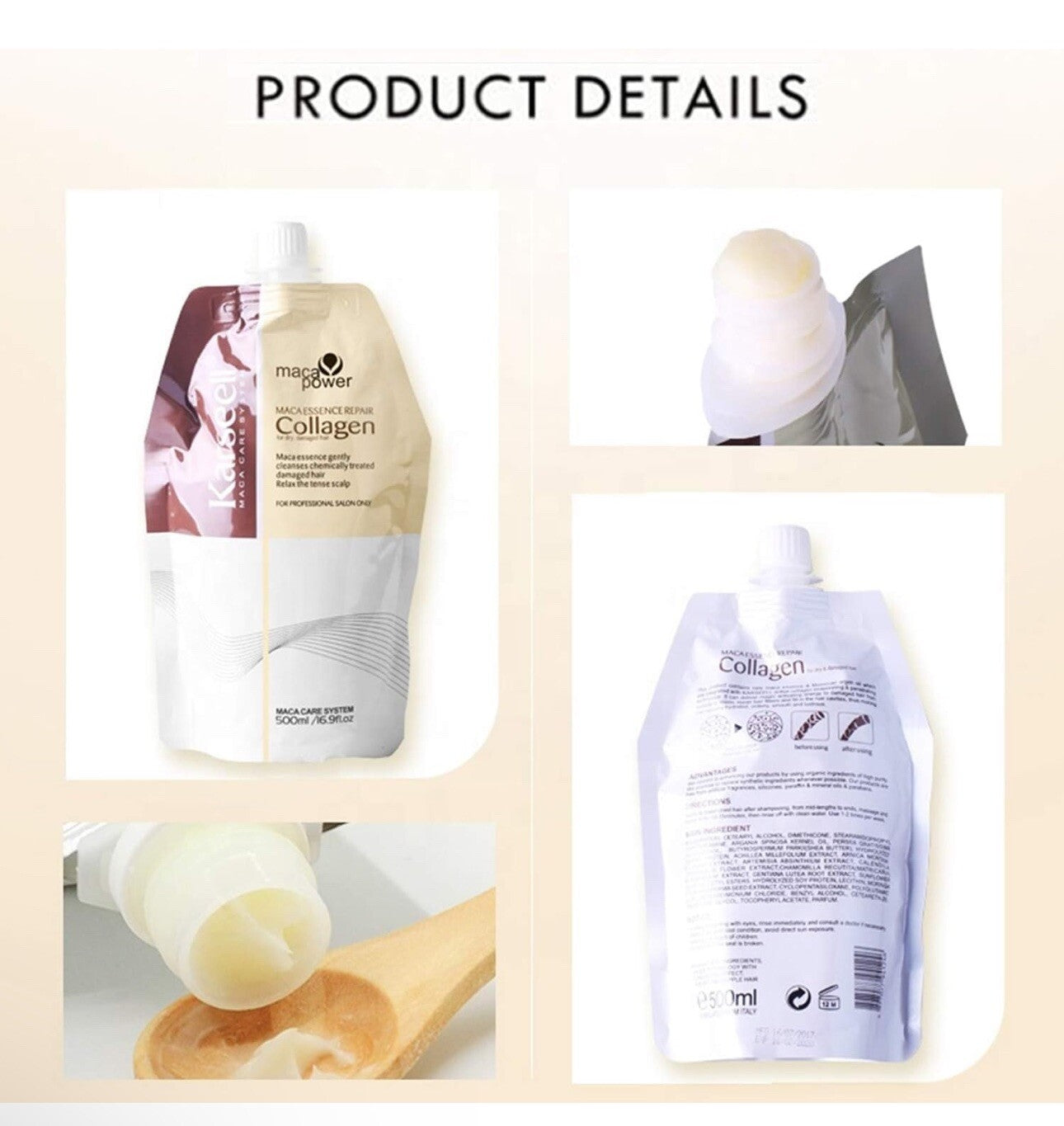 Hair Repair Set Shampoo Conditioner Mask MACA Argan Oil  Original (5