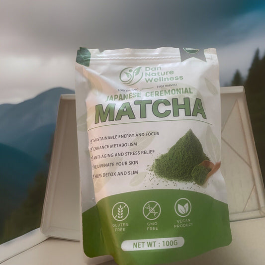 Nature Wellness Organic Matcha Green Tea Powder 100Grams -Japanese 100% Organic