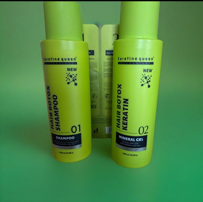 Keratin Queen Professional Hair  Botox Hair Straightening Treatment  For 1 Year