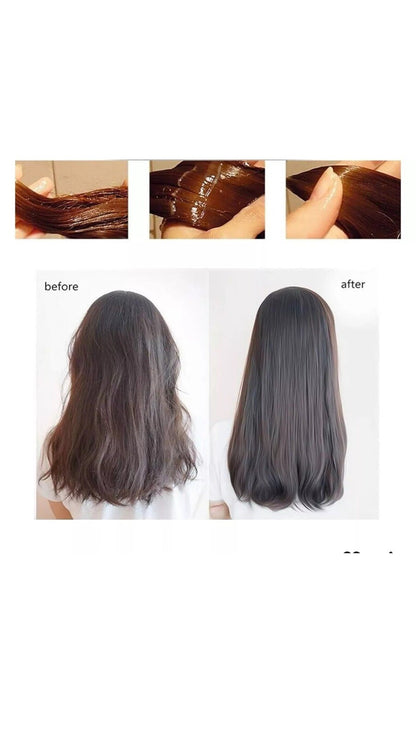 Collagen Dry Damaged Hair Repair Mask Plus Moroccan Argan Oil Treatment