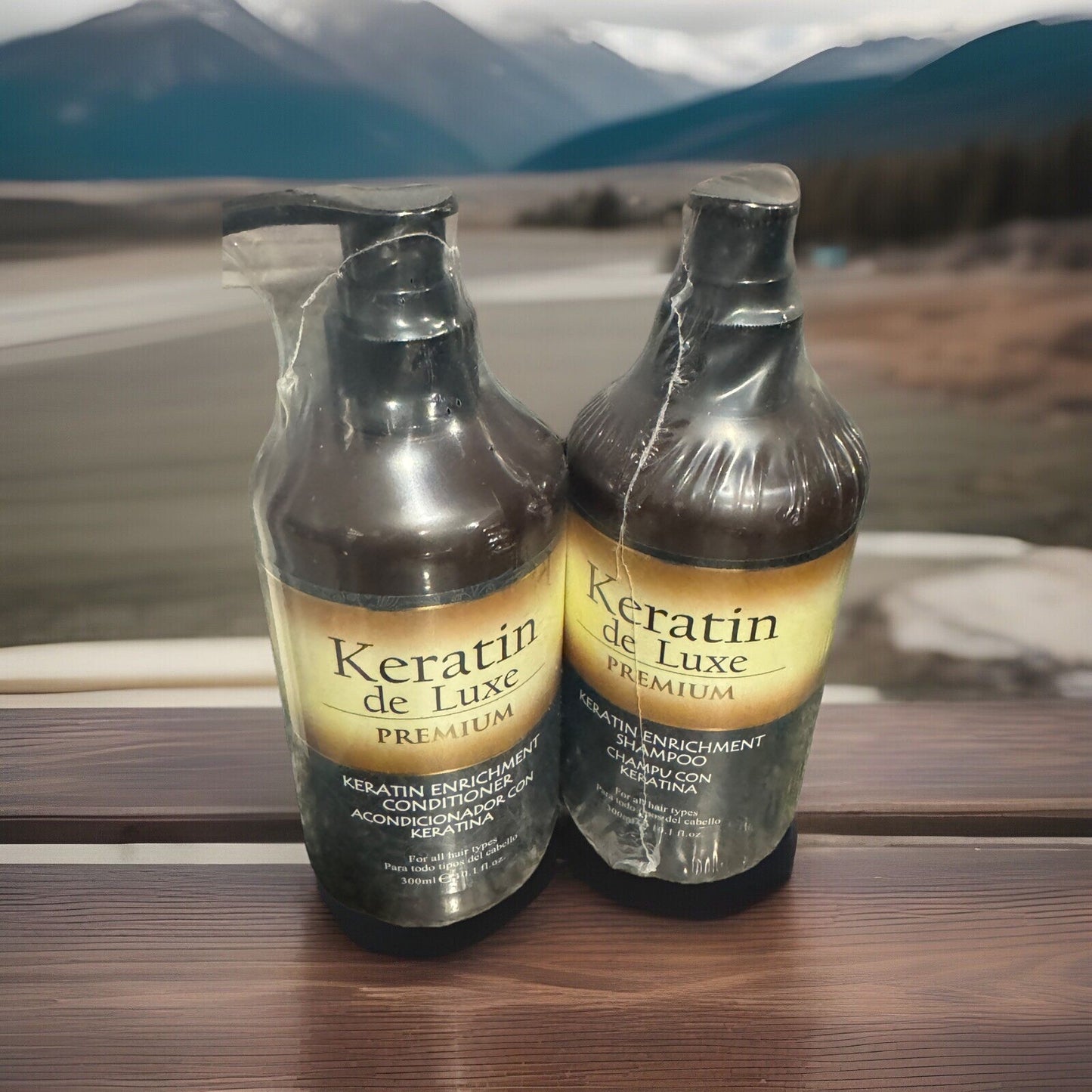 Keratin Deluxe Shampoo,Conditioner,Hair Mask ,and Treatment Oil Set Of 4(36.8oz)