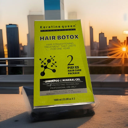 Keratin Queen Professional Hair  Botox Hair Straightening Treatment  For 1 Year