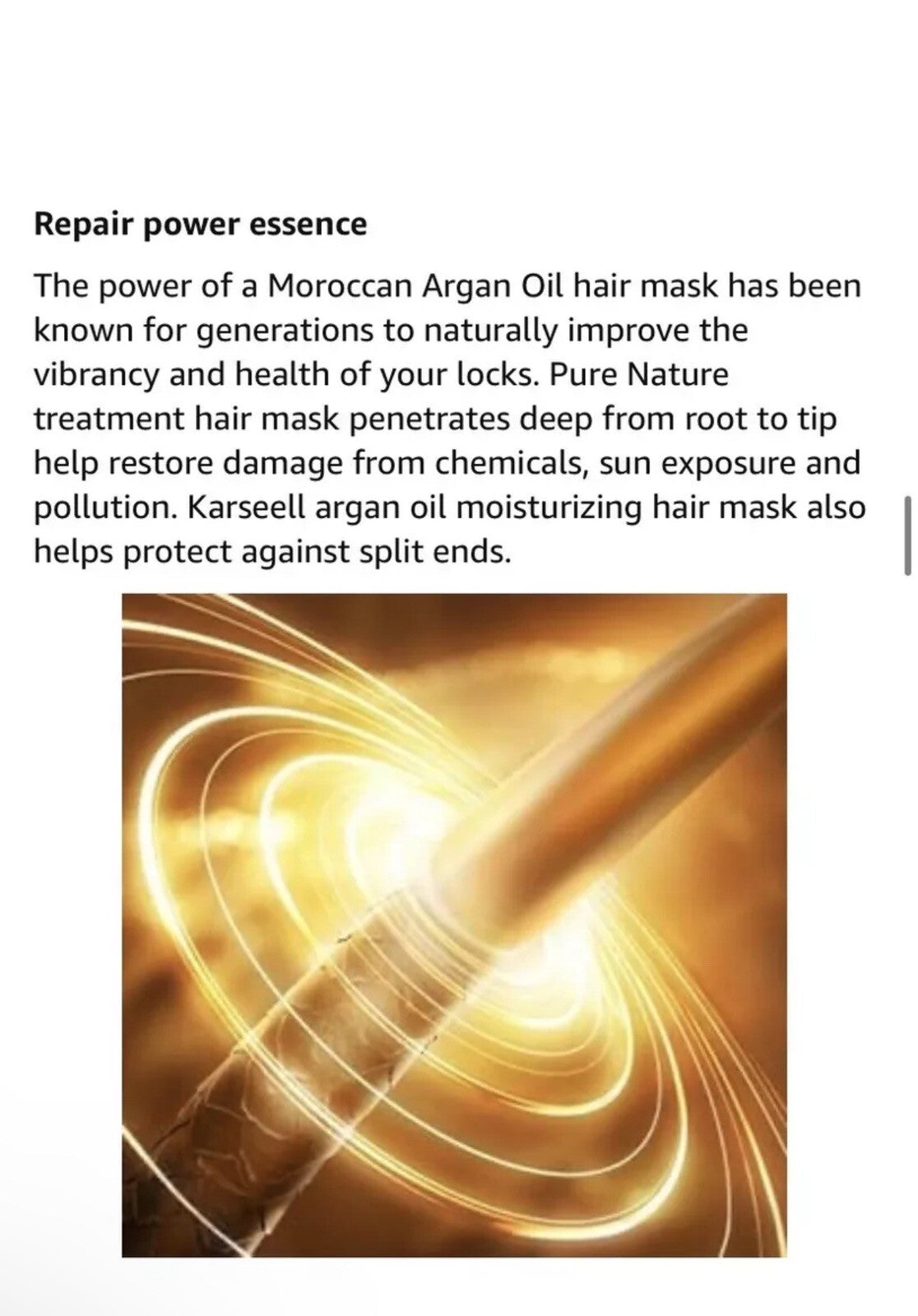 Hair Repair Set Shampoo Conditioner Mask MACA Argan Oil  Original (5