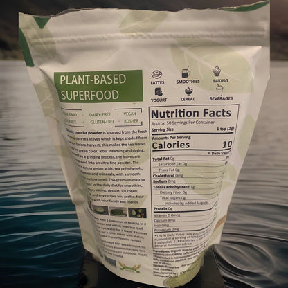 Nature Wellness Organic Matcha Green Tea Powder 100Grams -Japanese 100% Organic